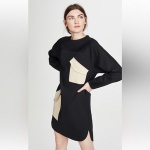 Tibi Bond Stretch Patch Dress